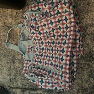 Vera Bradley Colorful Geometric Patterned Tote Bag